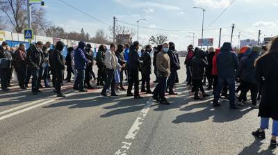 В Украине противники карантинных мер перекрыли участок трассы Киев-Харьков - belta.by - Киев - Николаев - Харьков - Полтава