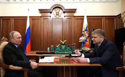 Олег Белозеров - В.Путин - Встреча с главой РЖД Олегом Белозёровым - kremlin.ru