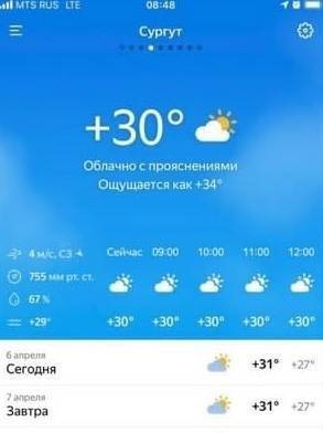 В ХМАО из-за сбоя сервис погоды показал жаркое лето до плюс 30 градусов - znak.com - Сургут - Югра