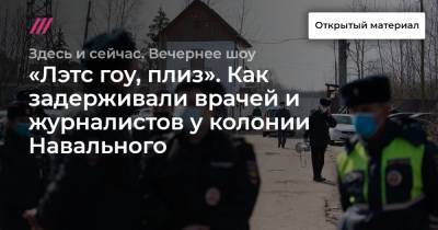 Василий Полонский - Анастасия Васильева - «Лэтс гоу, плиз». Как задерживали врачей и журналистов у колонии Навального - tvrain.ru - Покров
