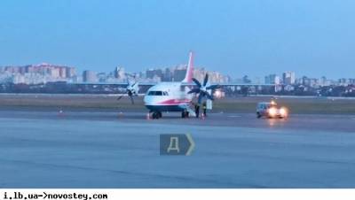 Самолет “Мотор Сич” совершил экстренную посадку в аэропорту “Киев” на одном двигателе - ukrpost.biz - Киев - Минск - Запорожье