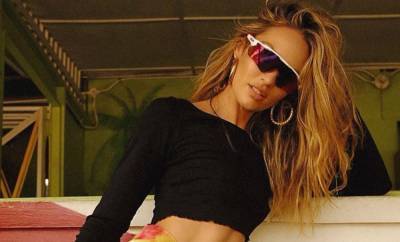 Кэндис Свейнпол из Victoria’s Secret в мини выгнулась на пляже, завлекая к себе: "Действительно ангел" - sport.politeka.net
