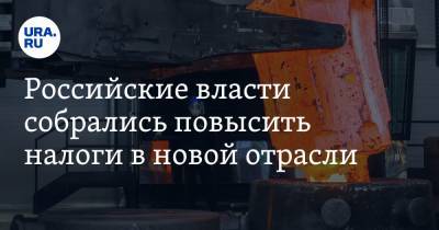 Российские власти собрались повысить налоги в новой отрасли - ura.news
