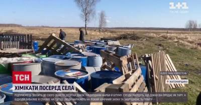 В Житомирской области обнаружили свалку химических отходов: в почве превышены нормы опасных веществ - tsn.ua - Житомирская обл.