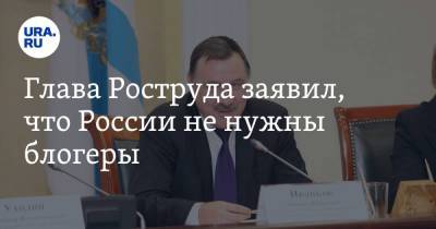 Михаил Иванков - Глава Роструда заявил, что России не нужны блогеры - ura.news