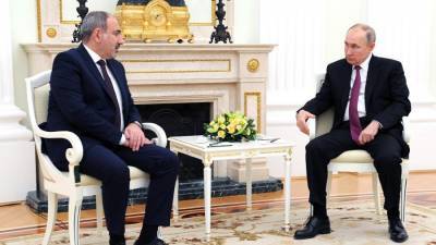 Никол Пашинян - Путин и Пашинян начали переговоры в Москве - iz.ru - Москва