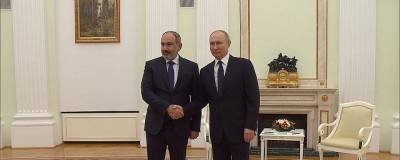 Владимир Путин - Никол Пашинян - Владимир Путин и Никол Пашинян провели встречу в Кремле - runews24.ru - Ереван