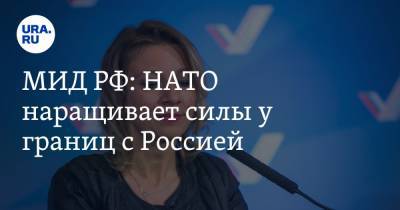 Мария Захарова - МИД РФ: НАТО наращивает силы у границ с Россией - ura.news