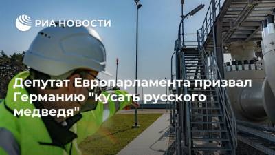 Депутат Европарламента призвал Германию "кусать русского медведя" - ria.ru - Москва - США - Германия - Берлин - Голландия