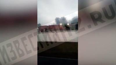 Площадь пожара на складе в Люберцах выросла до 6 тыс. кв. м - iz.ru