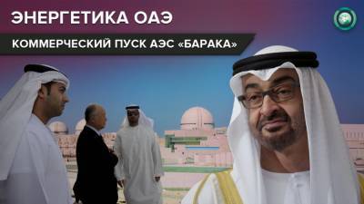 Запуск АЭС «Барака» стал частью глобального энергетического плана ОАЭ - riafan.ru - Эмираты