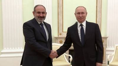Владимир Путин - Никол Пашинян - Владимир Путин и Никол Пашинян говорили о ситуации в Нагорном Карабахе и поставках «Спутника V» - 1tv.ru - Ереван