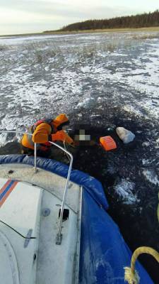 Из Ладожского озера достали тело провалившегося под лед рыбака — фото - ivbg.ru - Шлиссельбург