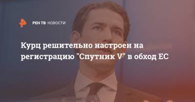 Себастьян Курц - Курц решительно настроен на регистрацию "Спутник V" в обход ЕС - ren.tv - Австрия - Венгрия - Сербия