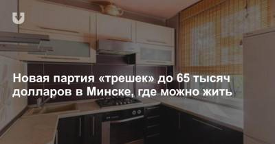 Новая партия «трешек» до 65 тысяч долларов в Минске, где можно жить - news.tut.by - Минск