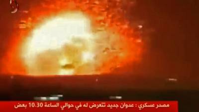 В Сирии заявили об атаке Израиля на объекты в районе Дамаска - rusjev.net - Сирия - Дамаск - Сана - Иран