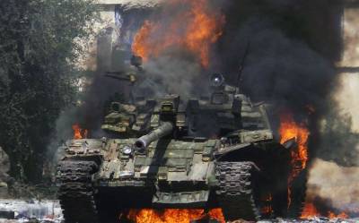 На территории воинской части в Буйнакском районе Дагестана загорелся танк - runews24.ru - респ. Дагестан - район Буйнакский