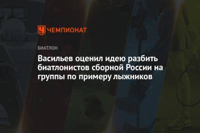 Дмитрий Васильев - Павел Левкович - Васильев оценил идею разбить биатлонистов сборной России на группы по примеру лыжников - championat.com