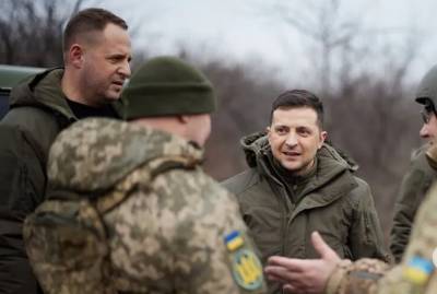 Владимир Зеленский - Зеленский приехал на передовые позиции ВСУ на Донбассе - real-vin.com - Донецк