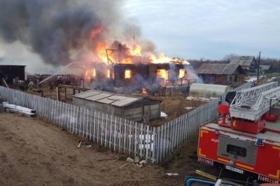 В Красноборском районе семья осталась без крыши над головой в результате пожара - arh.mk.ru