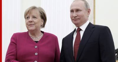 Владимир Путин - Ангела Меркель - Навальный, Донбасс, Балканы, СМИ. О чем поговорили Путин и Меркель - profile.ru - Киев