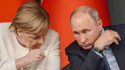 Владимир Путин - Ангела Меркель - Андрей Ермак - Меркель потребовала у Путина свернуть военное присутствие у границ Украины - sharij.net