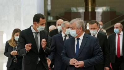 Башар Асад - Александр Лаврентьев - Асад и спецпредставитель России по САР обсудили санкции стран Запада в отношении Сирии - nation-news.ru - Сирия - Дамаск