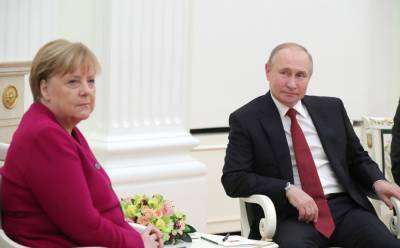 Владимир Путин - Ангела Меркель - В Берлине рассказали свою версию переговоров Путина и Меркель - obzor.lt - Москва - Сирия - Украина - Берлин - Ливия - Босния и Герцеговина - Донбасс