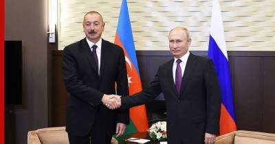 Владимир Путин - Никол Пашинян - Ильхам Алиев - Путин и Алиев обсудили конфликт в Карабахе - profile.ru - Армения - Азербайджан