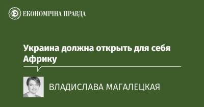 Украина должна открыть для себя Африку - epravda.com.ua - Юар - місто Пекін