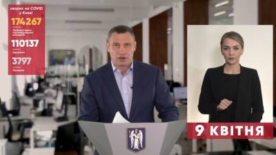 Виталий Кличко - COVID в Киеве 9 апреля: Названо количество умерших - news.bigmir.net - Киев