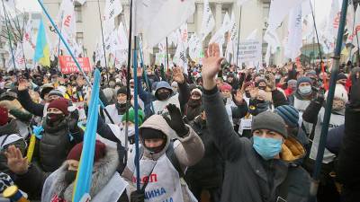 В Украине митингуют предприниматели - grodnonews.by - Запорожье - Николаева