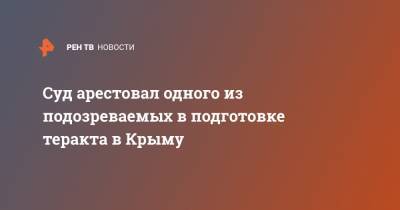 Суд арестовал одного из подозреваемых в подготовке теракта в Крыму - ren.tv - Сирия - Крым - Симферополь - Турция