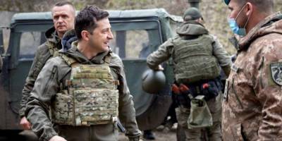 Владимир Зеленский - України Володимир Зеленський - Зеленский посетил передовые позиции ВСУ на Донбассе, на которых погибли украинские военные - nv.ua - Донбасс
