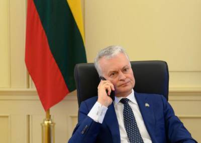 Гитанас Науседа - Майя Санду - Г. Науседа обсудил с президентом Молдавии политическую ситуацию, борьбу с пандемией - obzor.lt - Россия - Молдавия - Литва