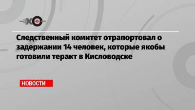 Светлана Петренко - Следственный комитет отрапортовал о задержании 14 человек, которые якобы готовили теракт в Кисловодске - echo.msk.ru - Сирия - Кисловодск