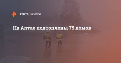 На Алтае подтоплены 75 домов - ren.tv - Тула - респ. Алтай - Горно-Алтайск