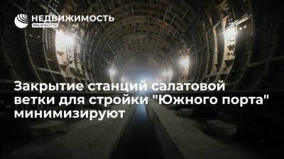 Андрей Бочкарев - Закрытие станций салатовой ветки для стройки "Южного порта" минимизируют - realty.ria.ru - Москва