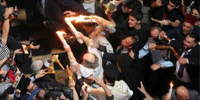 апостол Петр - В Иерусалиме сошел благодатный огонь, как это было — видео - nv.ua - Киев - Иерусалим