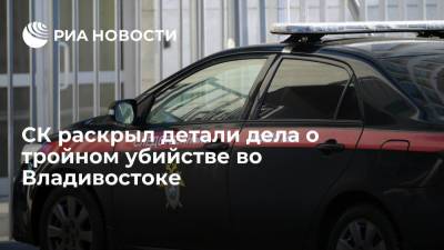Александр Бастрыкин - СК раскрыл детали дела о тройном убийстве во Владивостоке - ria.ru - Россия - Приморье край - Владивосток