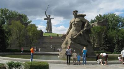 Александр Невский - Владислава Грин - Акция "Свет Великой Победы" прошла на Мамаевом кургане в Волгограде - nation-news.ru - Волгоград