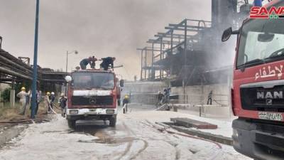 В Сирии произошел пожар на нефтеперерабатывающем заводе - unn.com.ua - Сирия - Киев - Сана - Хомс
