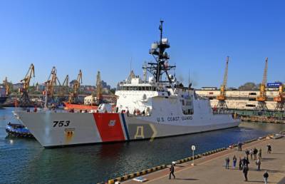 Фрегат береговой охраны США зашел в порт Одессы: видео - vchaspik.ua - Одесса - Одессы