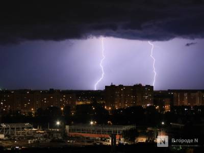 Сильные дожди и грозы надвигаются на Нижегородскую область - vgoroden.ru - Нижегородская обл.