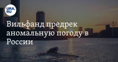 Роман Вильфанд - Вильфанд предрек аномальную погоду в России - ura.news - окр. Уральский