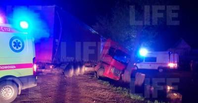 Протаранила ПАЗ, въехала в дерево. Лайф публикует фото с места столкновения фуры и автобуса под Пензой - reendex.ru - Пензенская обл. - Пенза