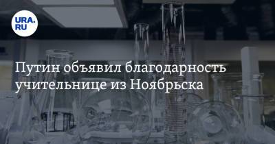 Владимир Путин - Алексей Романов - Путин объявил благодарность учительнице из Ноябрьска - ura.news - Ноябрьск - окр. Янао