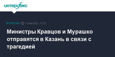Владимир Путин - Дмитрий Песков - Татьяна Голикова - Евгений Зиничев - Михаил Мишустин - Александр Бортников - Михаил Мурашко - Сергей Кравцов - Министры Кравцов и Мурашко отправятся в Казань в связи с трагедией - interfax.ru - Москва - Казань