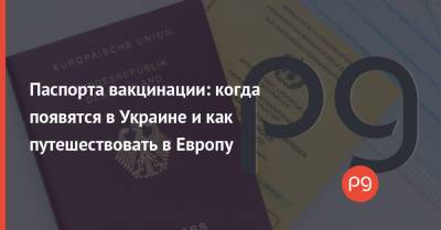 Максим Степанов - Паспорта вакцинации: когда появятся в Украине и как путешествовать в Европу - thepage.ua - Украина - Кипр