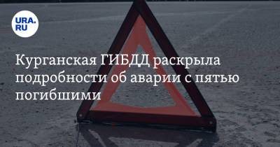 Курганская ГИБДД раскрыла подробности об аварии с пятью погибшими. Фото - ura.news - Екатеринбург - Тюмень - Курганская обл. - Курган - Шадринск